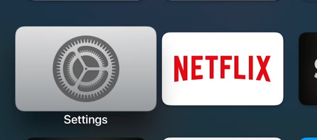 Apple TV Settings App.