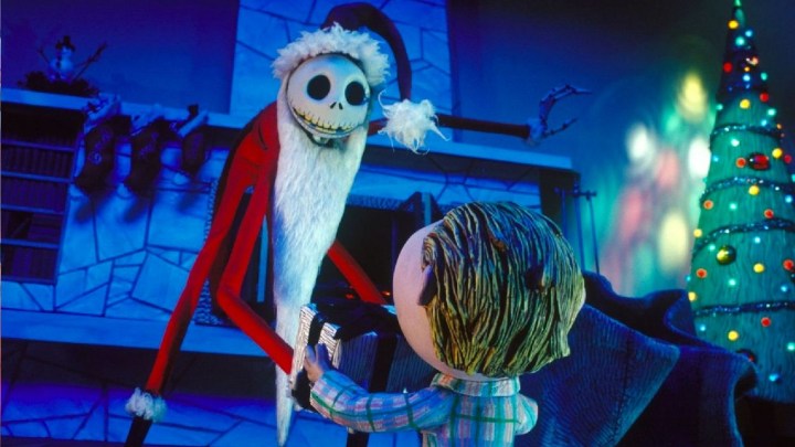 Jack Skellington in Nightmare Before Christmas.