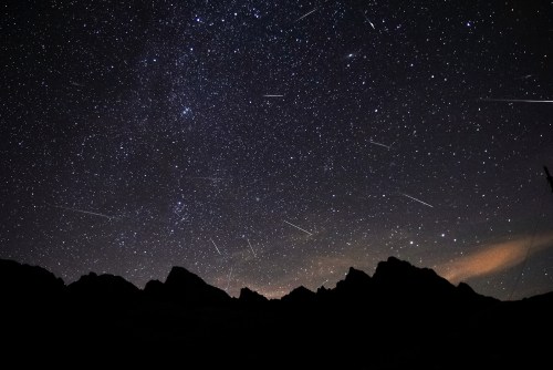 how to photograph perseid meteor shower night sky with