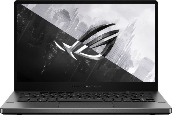 Asus Rog Zephyrus Gaming -Laptop auf weißem Hintergrund
