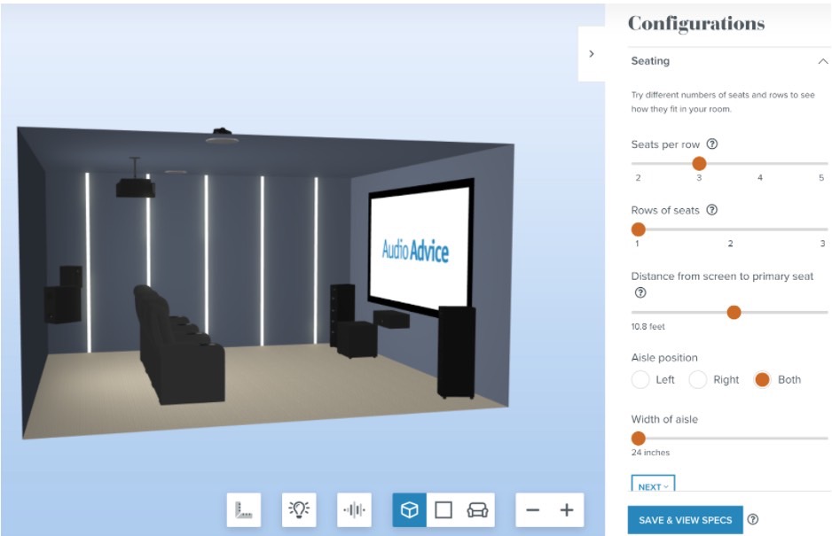 Audio Advice Home Theater Designer