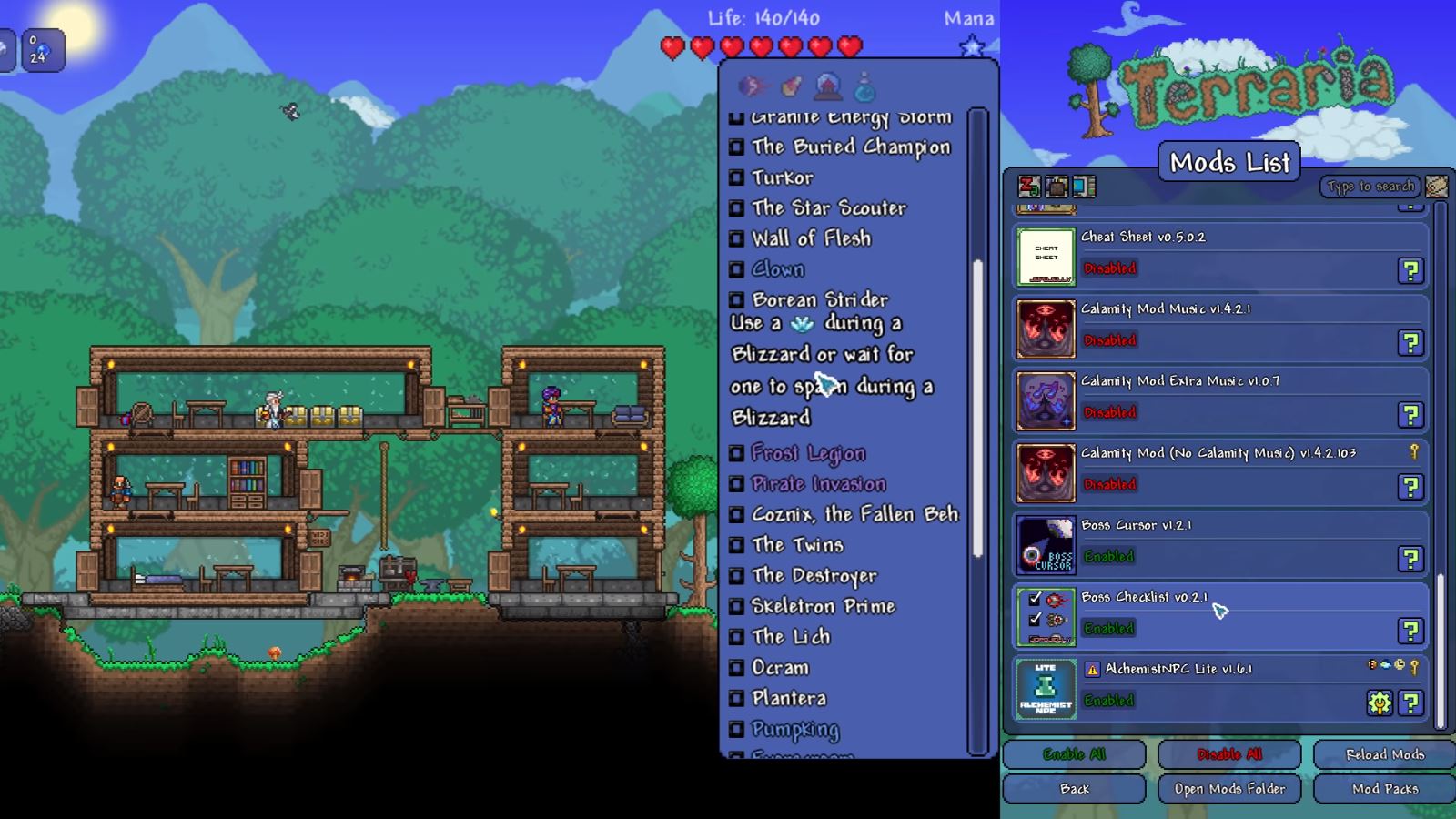 Terraria Mods Boss x Weapons APK for Android Download