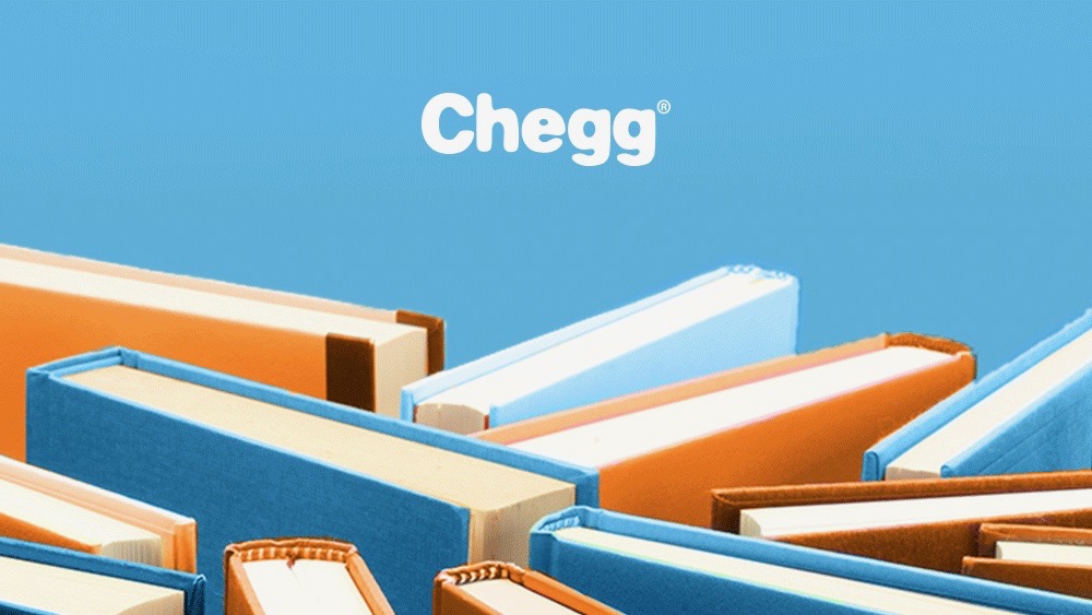 Captura de tela do logotipo da página do Chegg no Facebook