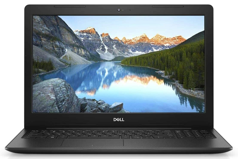 Dell Inspiron 15 3593 ল্যাপটপ (সাদা পটভূমি)।
