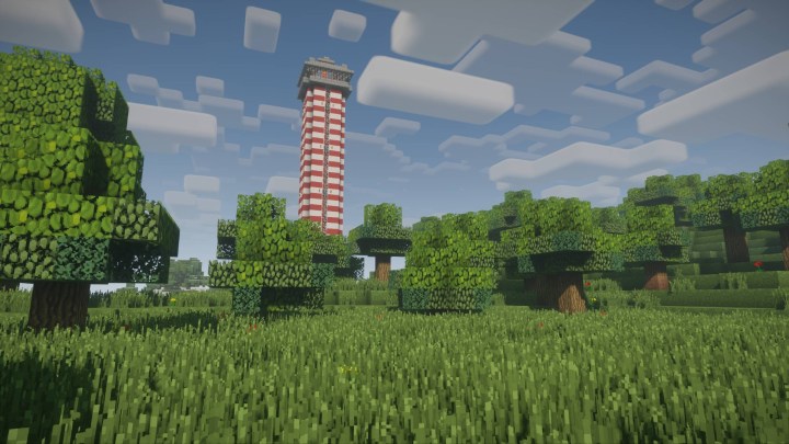 Minecraft lighthouse.
