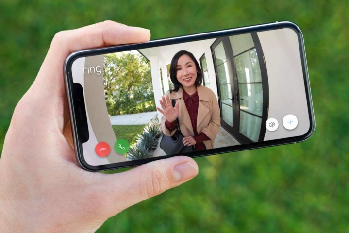 Ring Video Doorbell 3 on the Ring mobile app