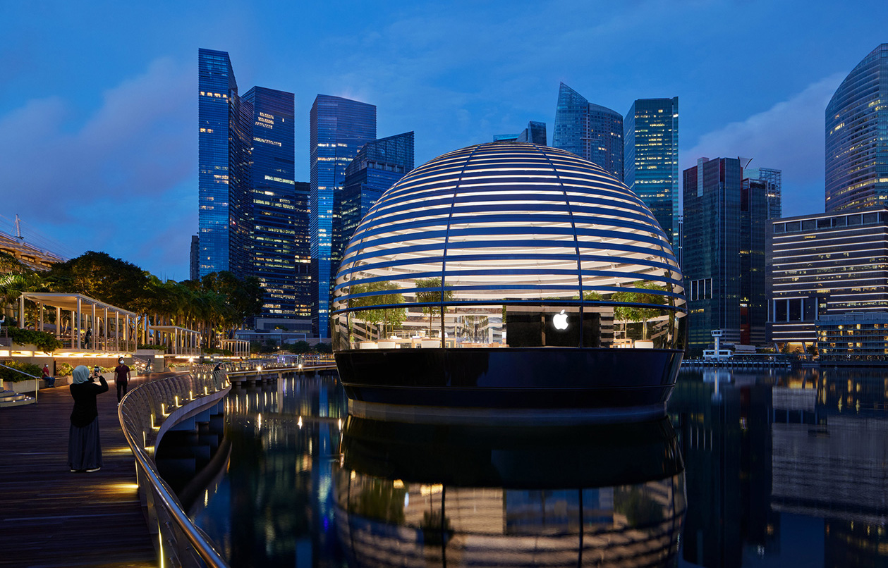 check out the stunning design of apples newest retail store apple  singapore 6
