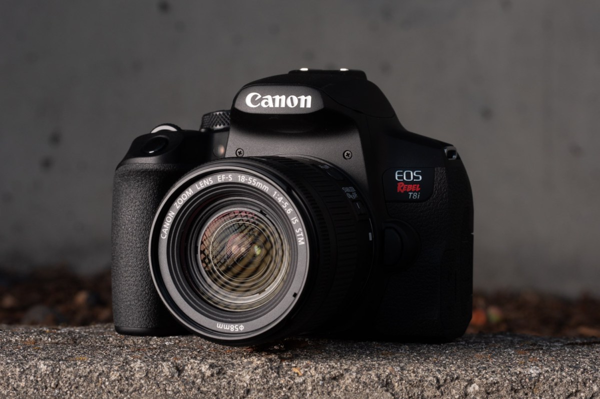 Product photo of Canon EOS Rebel T8i, front