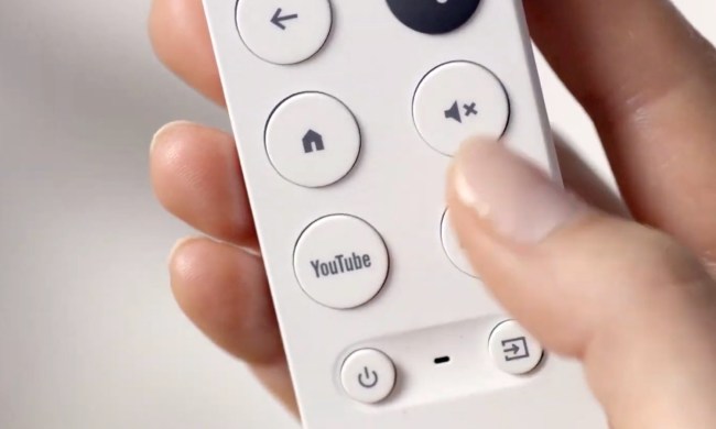 Chromecast with Google TV remote.