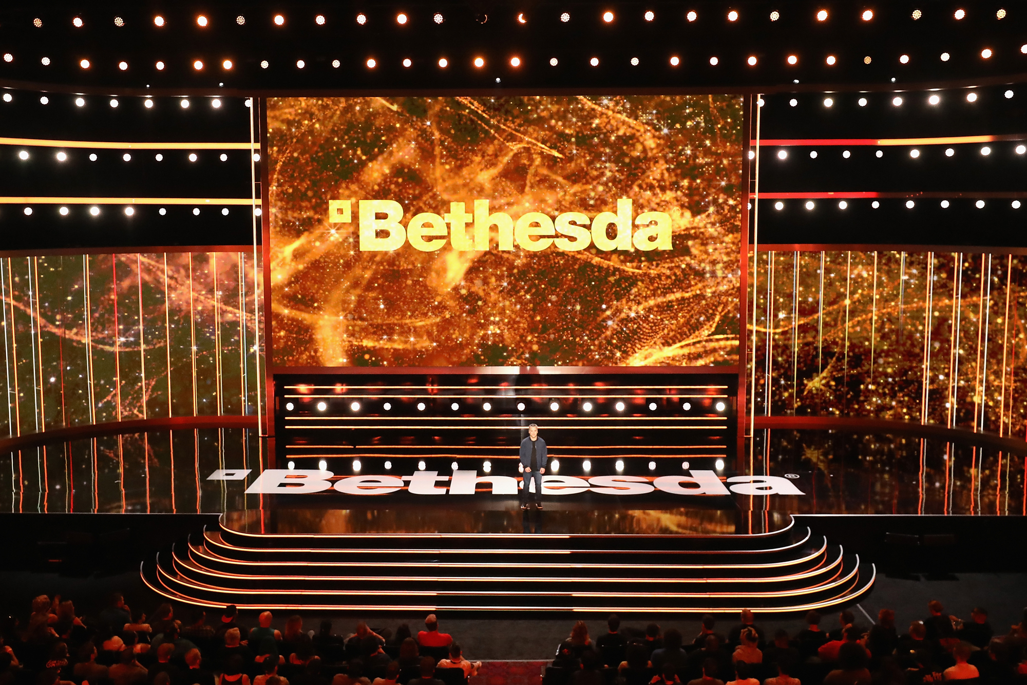 Vice President of Bethesda Softworks, speaks during the Bethesda E3 Showcase