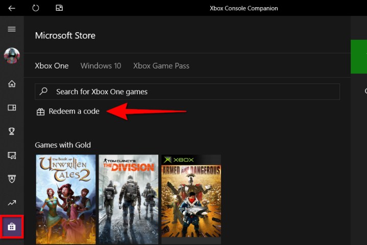 نحوه بازخرید یک کد در برنامه همراه Xbox One خود