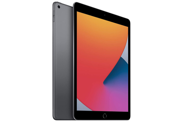 Picture shows Apple iPad 8th Generation in Space Gray