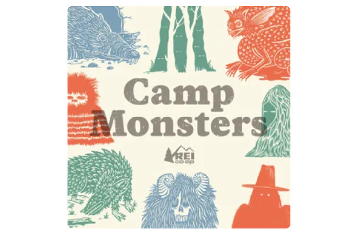Podcast de monstros do acampamento.