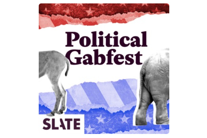 لوگوی پادکست Gabfest سیاسی.