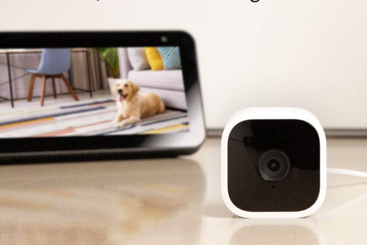 Blink Mini Compact Indoor Security Camera.