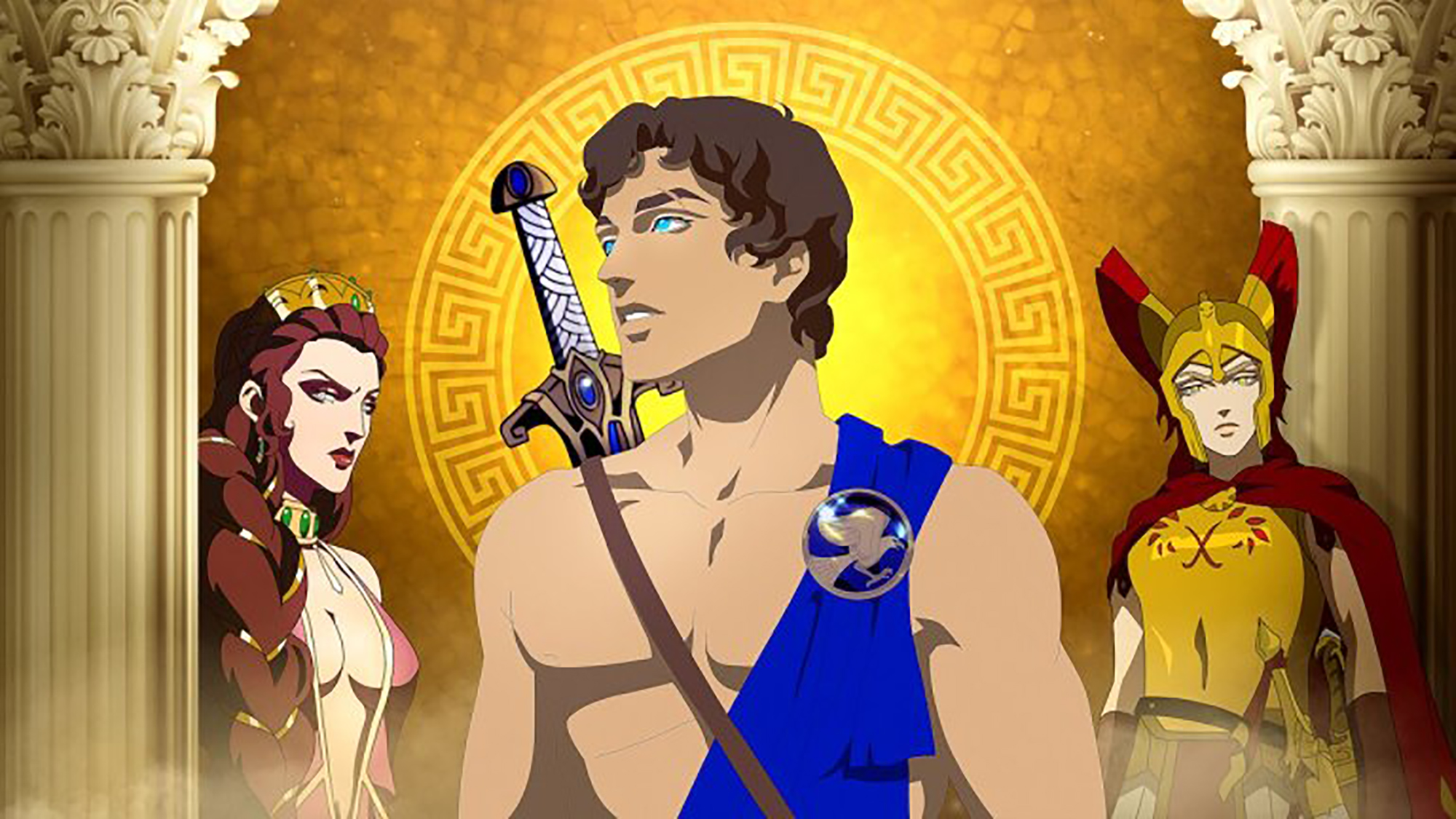 Characters fom the show Blood of Zeus on Netflix