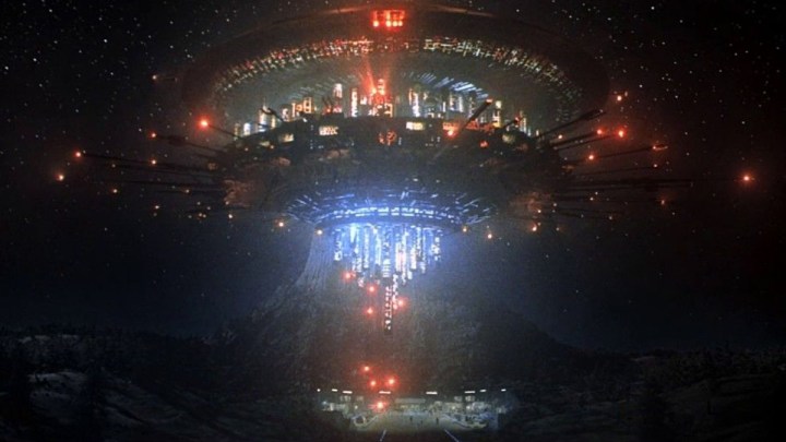 A scene from Close Encounters of the Third Kind.