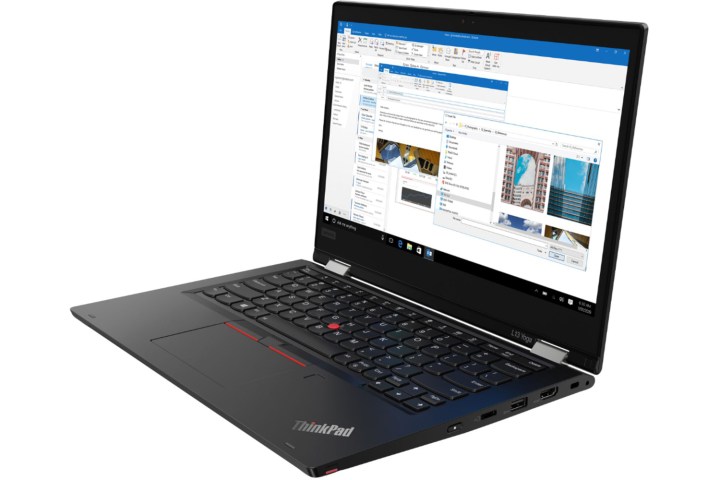 The Lenovo ThinkPad L13 Yoga 2-in-1 laptop.