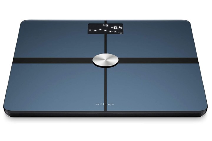 Withings Body+ Smart Scale in slanted view.