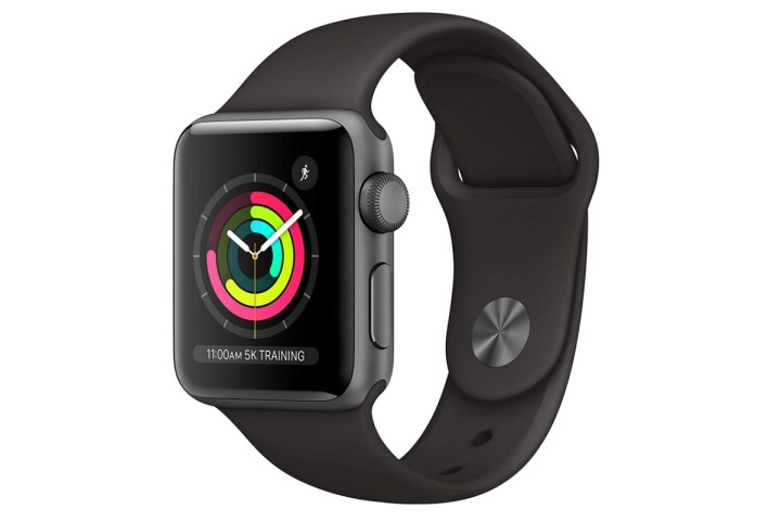 The Apple Watch in black.