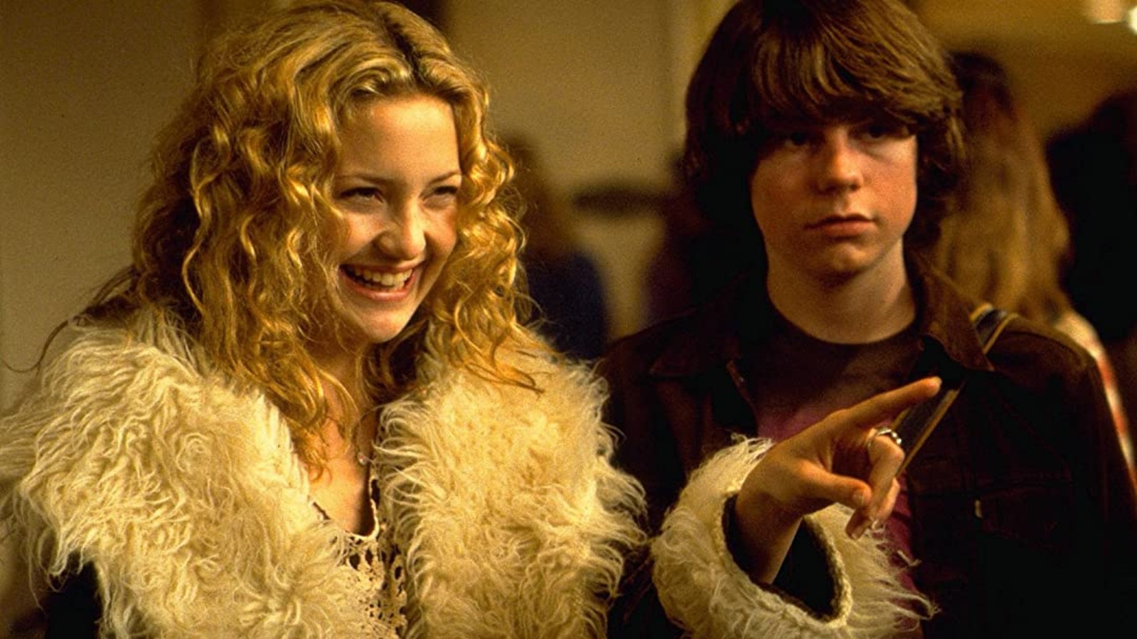 Kate Hudson and Patrick Fugit in Almost Famous (2000)