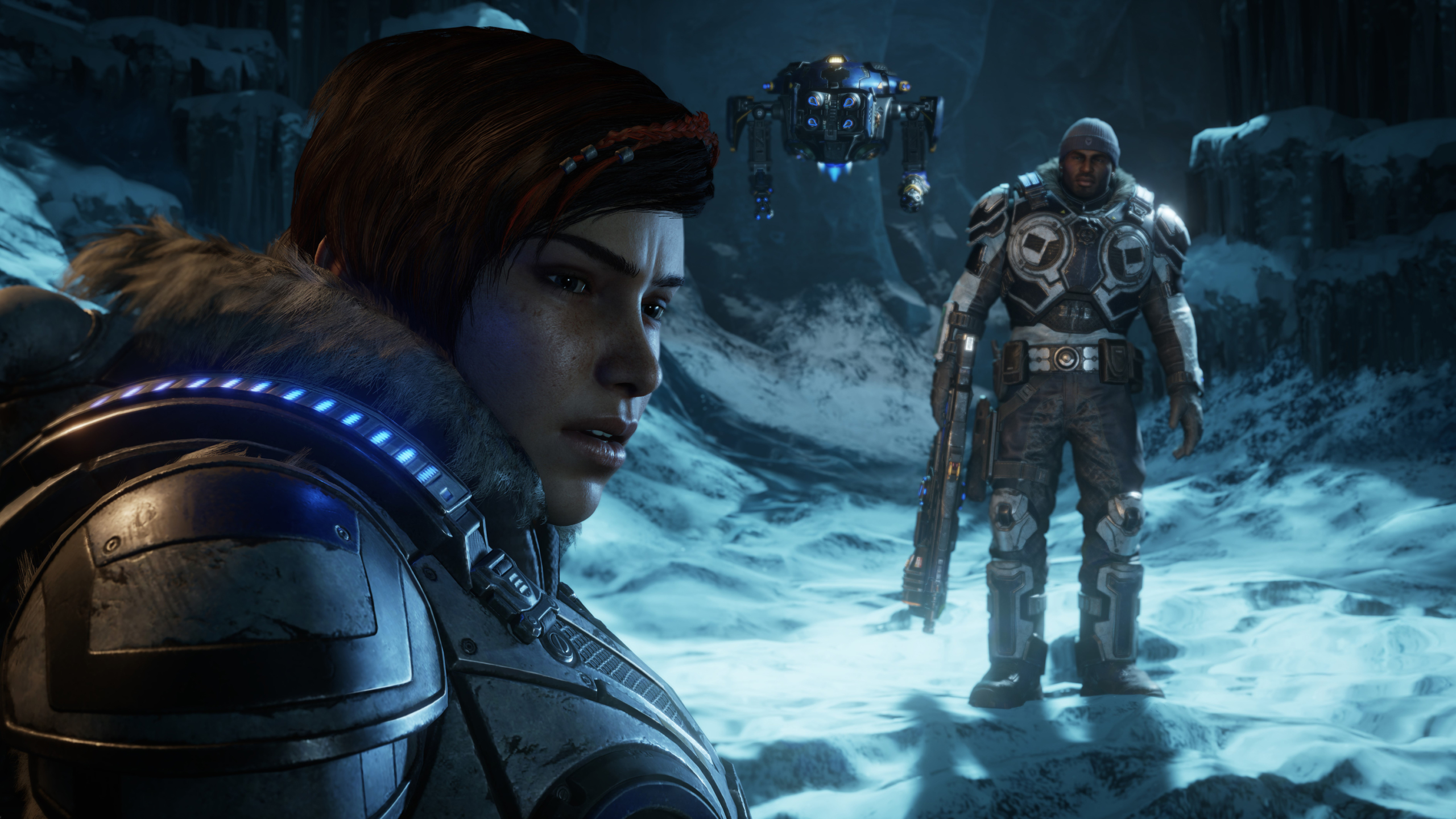 A screenshot from Gears 5's campaign. 