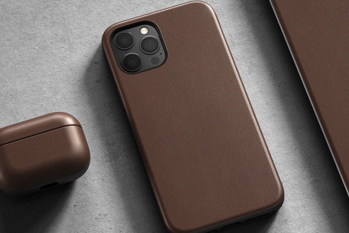 Nomad leather case for iPhone.