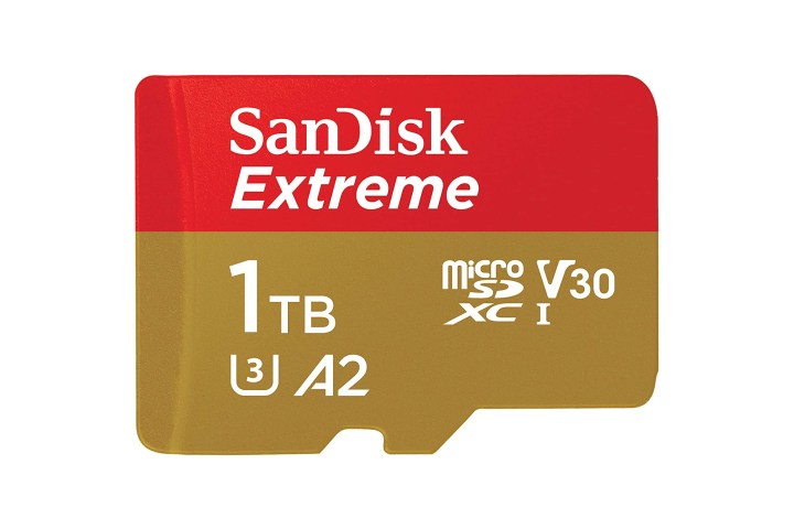 One terabyte SanDisk microSD card.