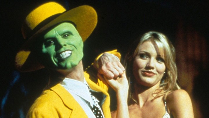 Jim Carrey and Cameron Diaz in The Mask.