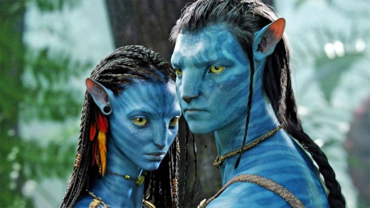Neytiri and Jake in Avatar.