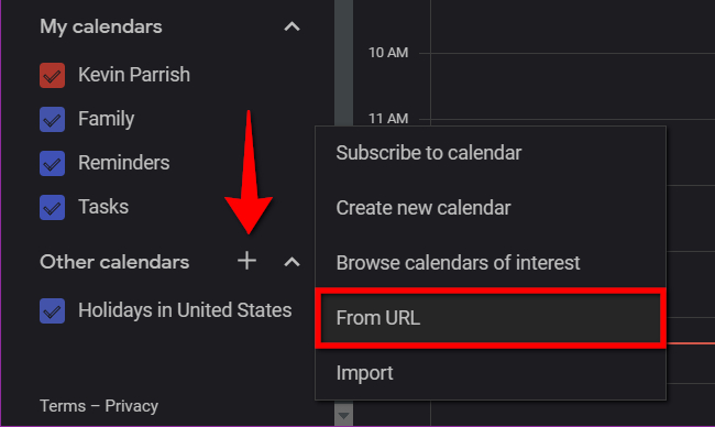 Cómo sincronizar el calendario de Outlook con Google Agregar otros calendarios