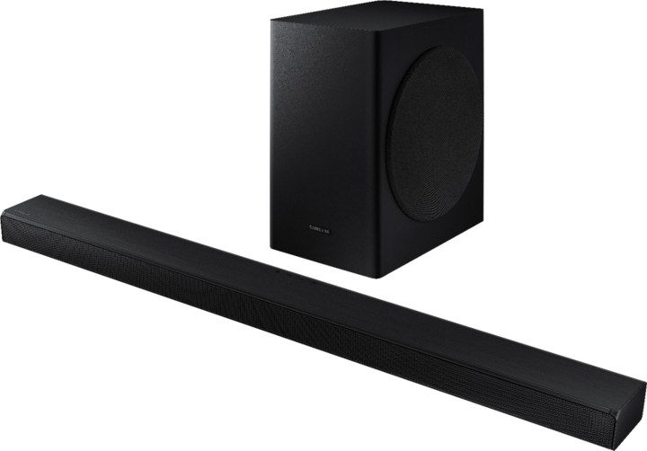 A Samsung 170W 2.1-channel Soundbar with Wireless Subwoofer on a white background.