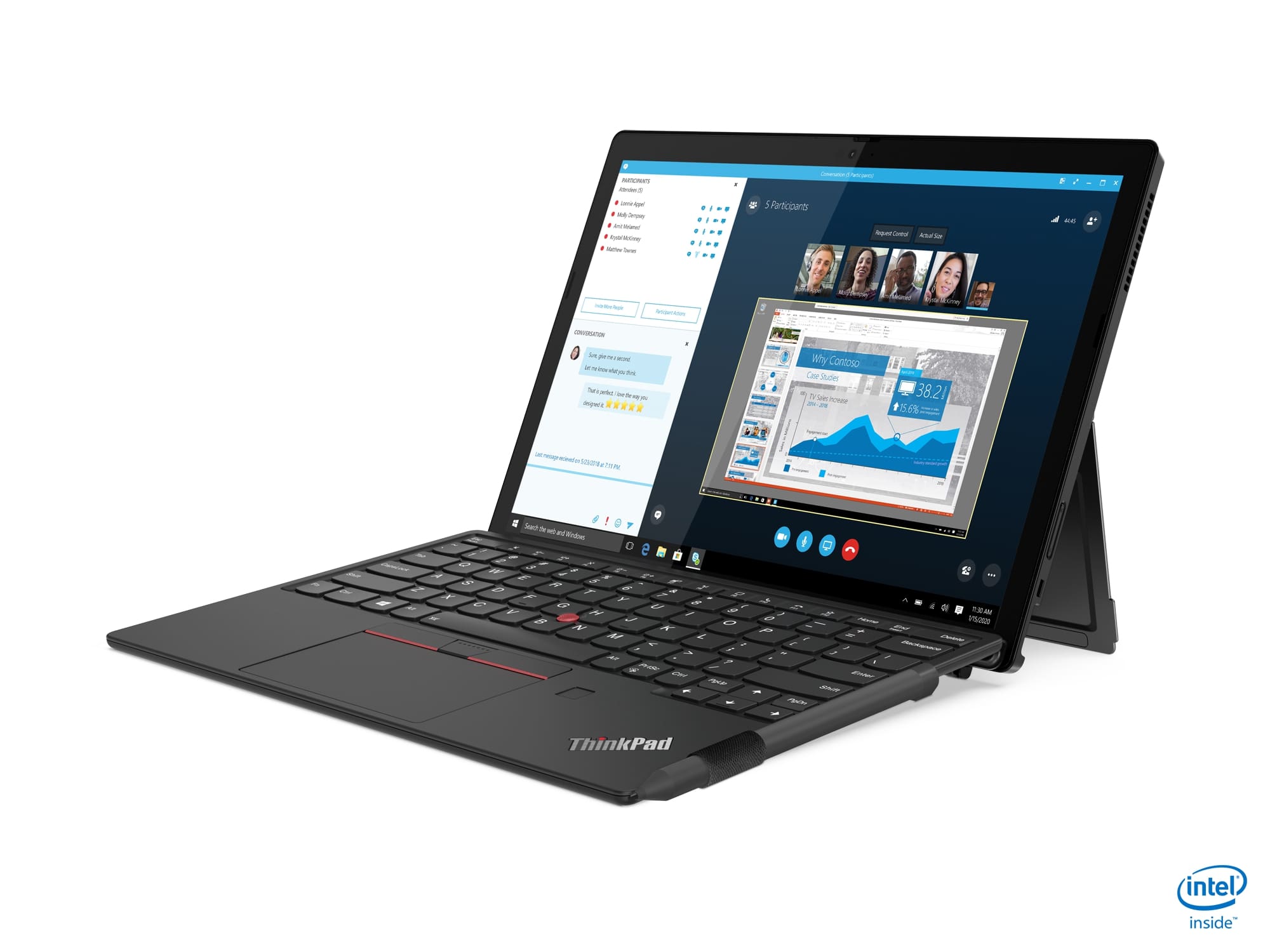 lenovo thinkpad x12 takes on microsoft surface ces 2021 03 hero front facing right