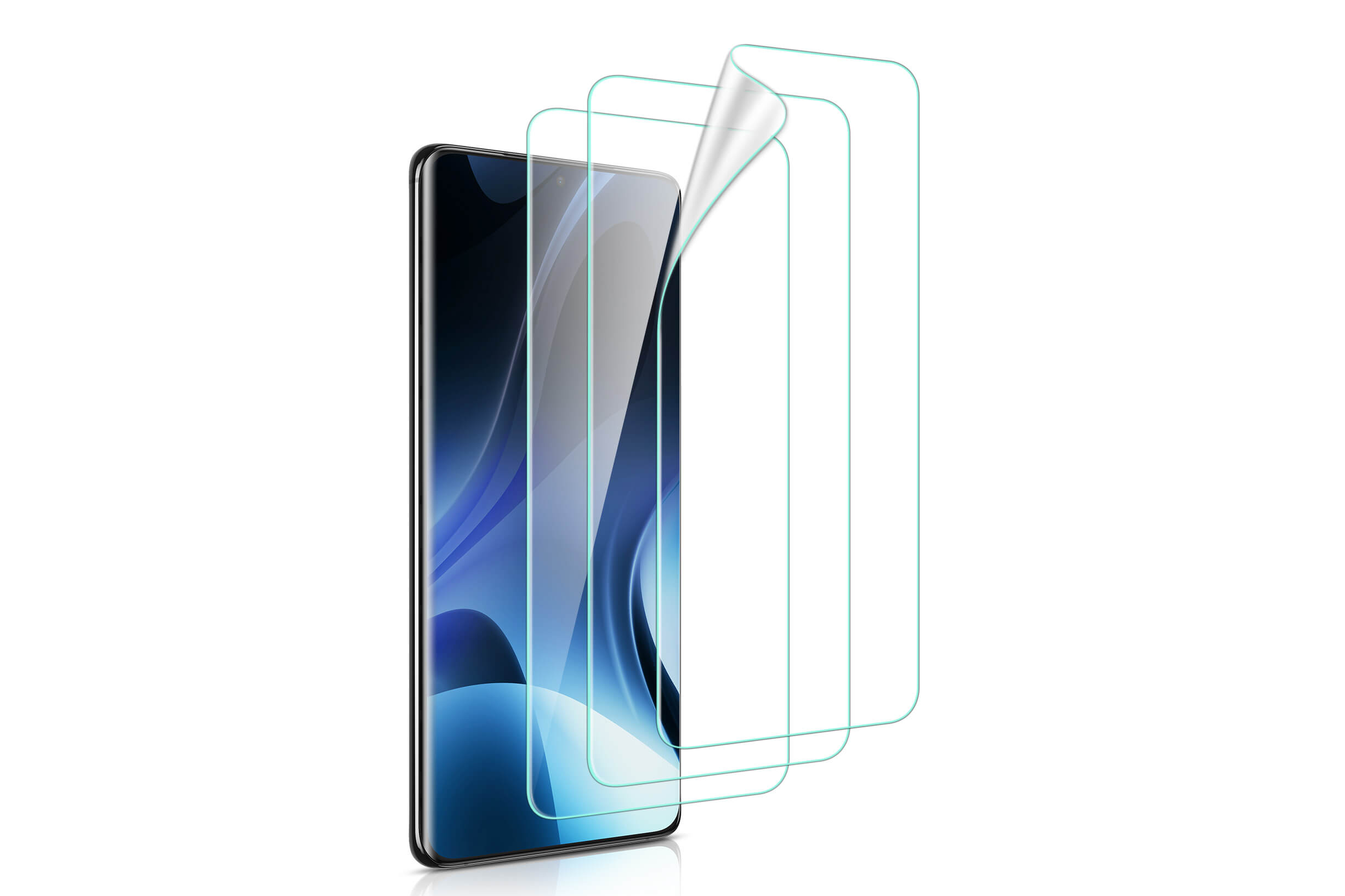 Samsung Galaxy S21 Ultra için ESR Liquid Skin Tam Kapsamlı Ekran Koruyucu.