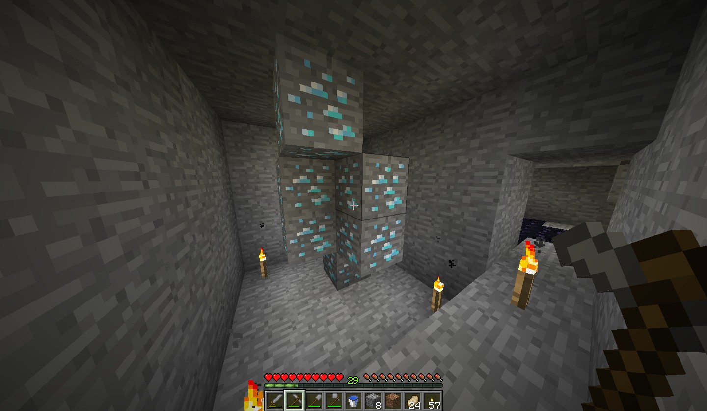 Diamonds in Minecraft: How to Find and Mine Them - Only Natural Diamonds