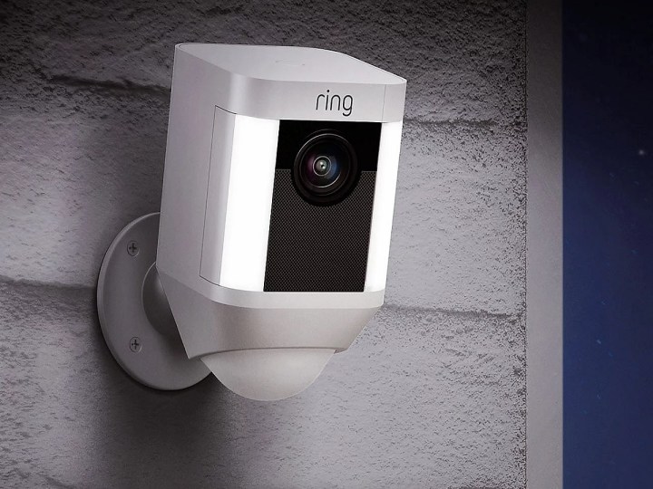 Ring Spotlight Cam pro on watch.