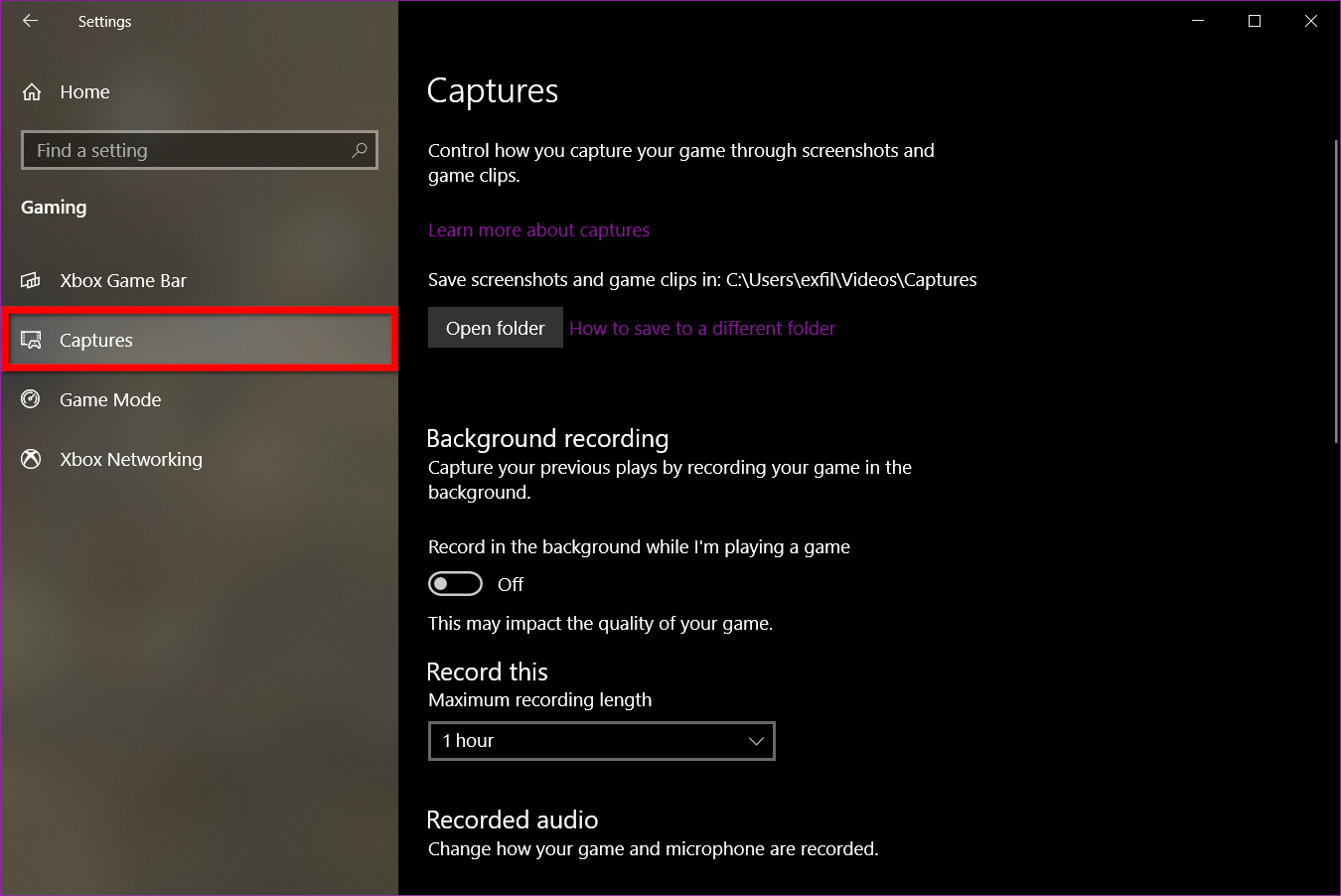 Step-by-Step Guide: Recording Your Screen on Windows 10 - Adjusting recording settings