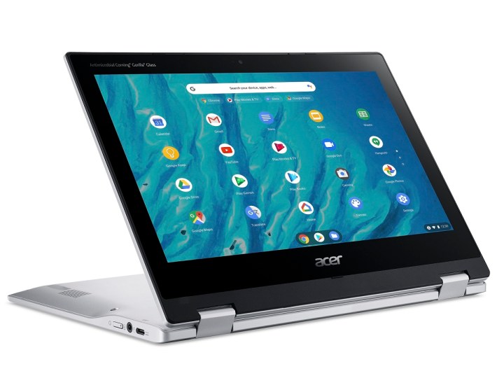 The Acer Chromebook Spin 311, shown in two forms.