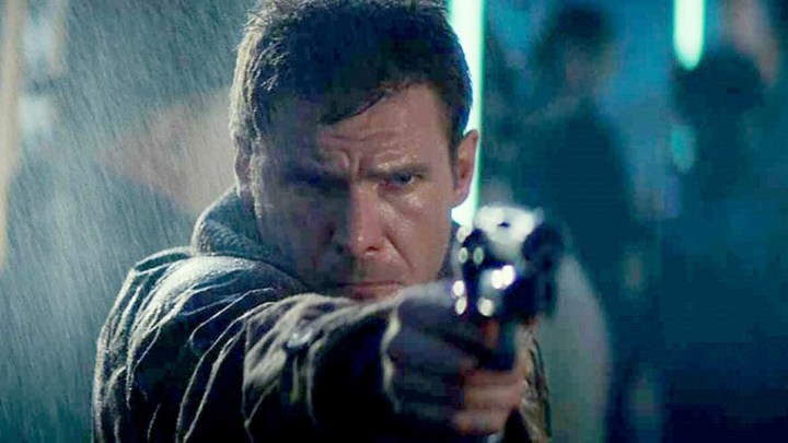 Harrison Ford in Blade Runner.