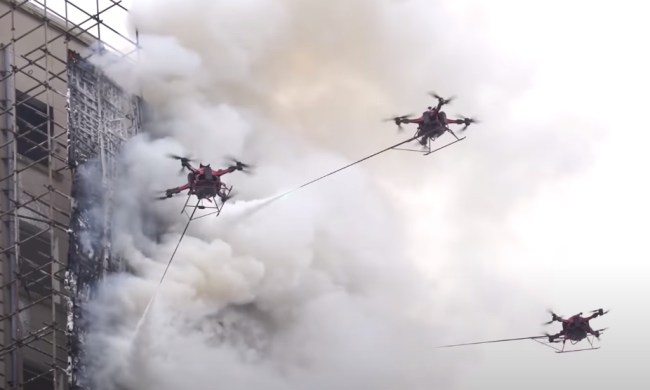 google is planning to test drones for fighting fires firefighting