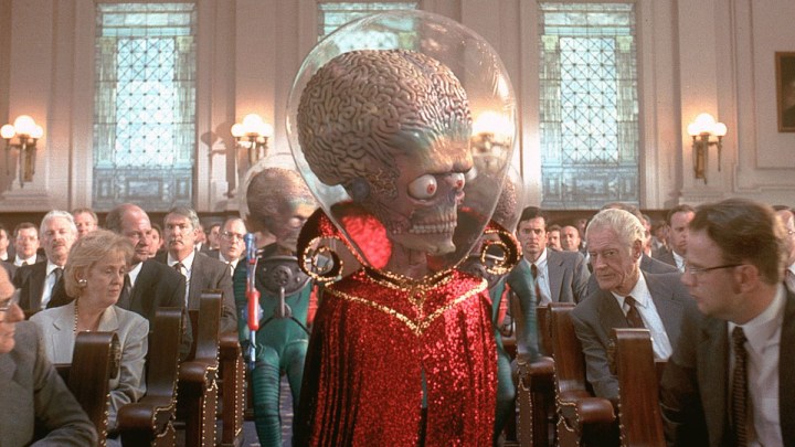 The aliens have come to Congress in Mars Attacks!