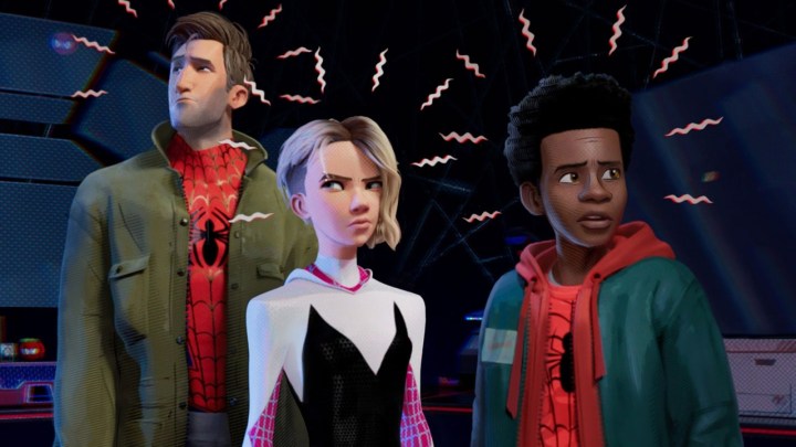 The cast of Into the Spider-Verse.