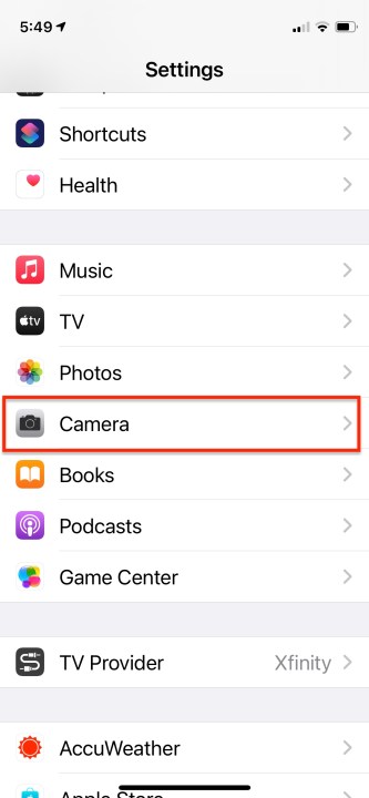 how to turn off live photos camset1