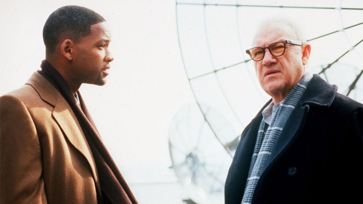 Will Smith and Gene Hackman in Enemy of the State.