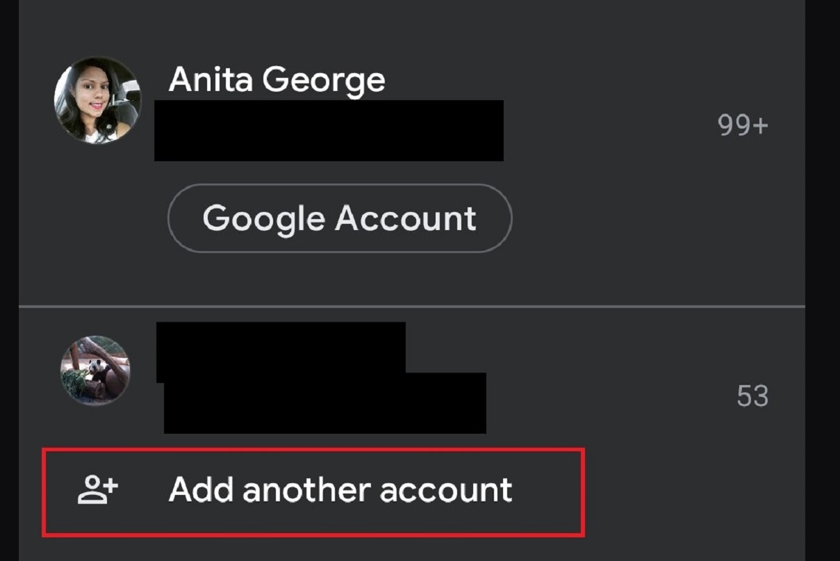 how to log in multiple gmail accounts app screenshot