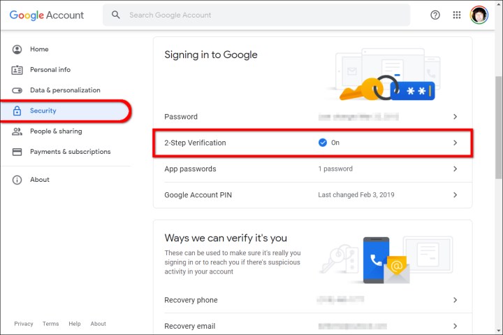 Can you change your Google password?