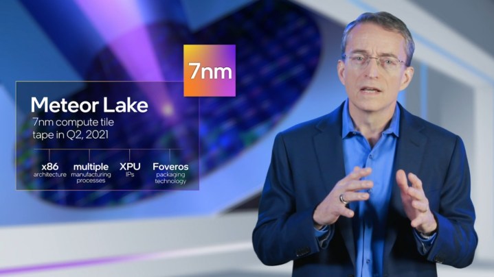 CEO da Intel falando sobre Meteor Lake