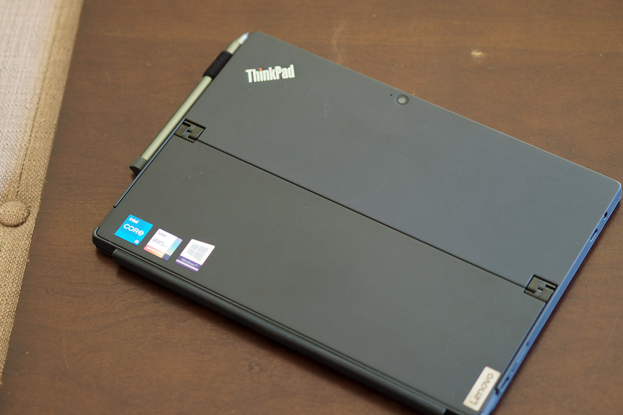 Lenovo ThinkPad X12 Detachable back view.