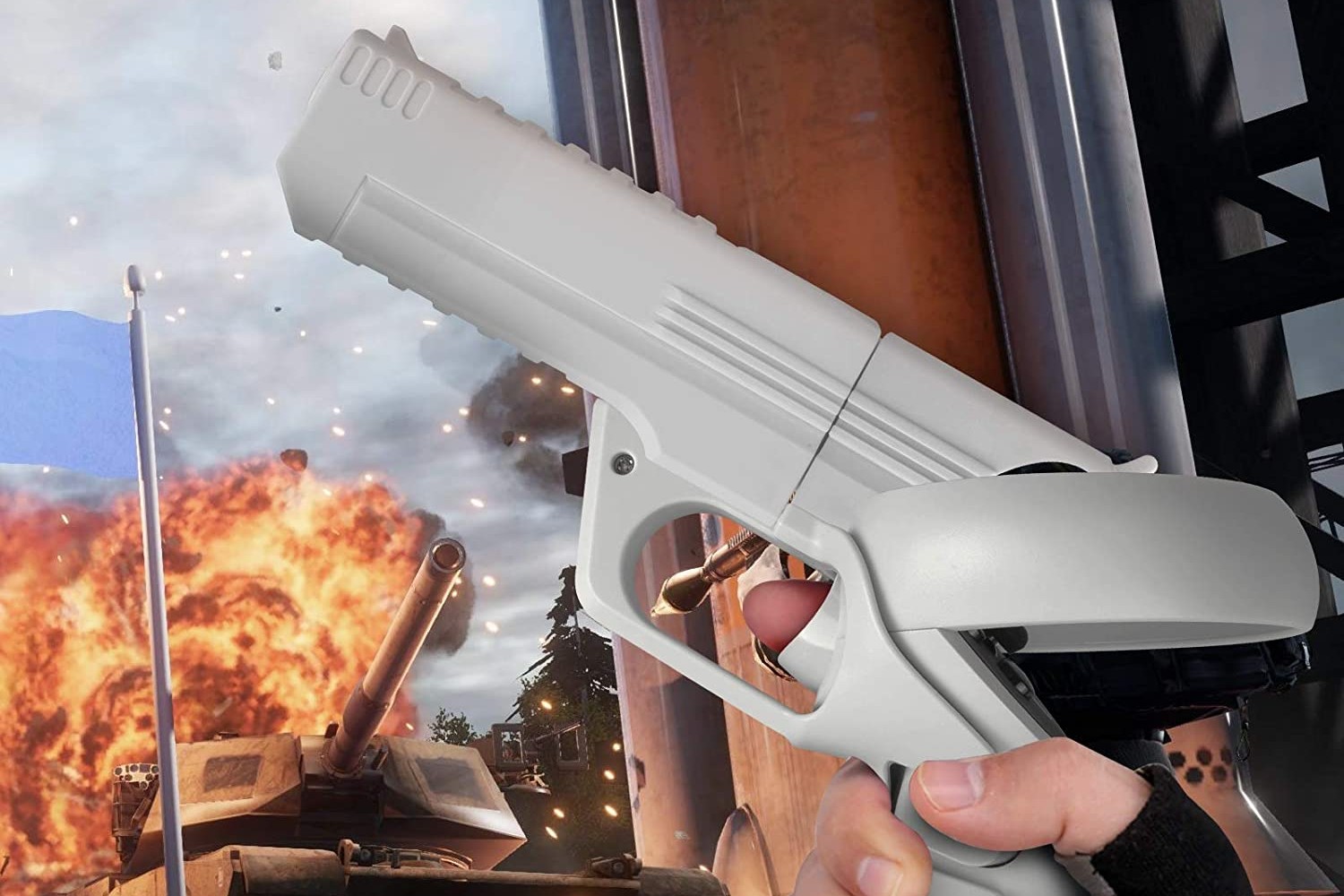 Support Light-gun pour Wiimote - Accessoires rétrogaming