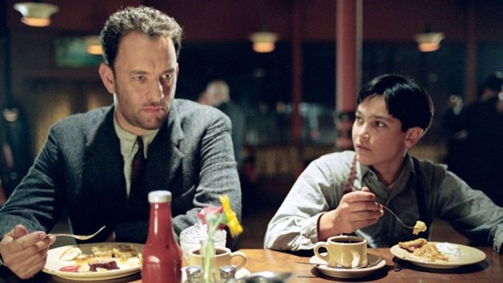 Tom Hanks and Tyler Hoechlin in Road To Perdition.